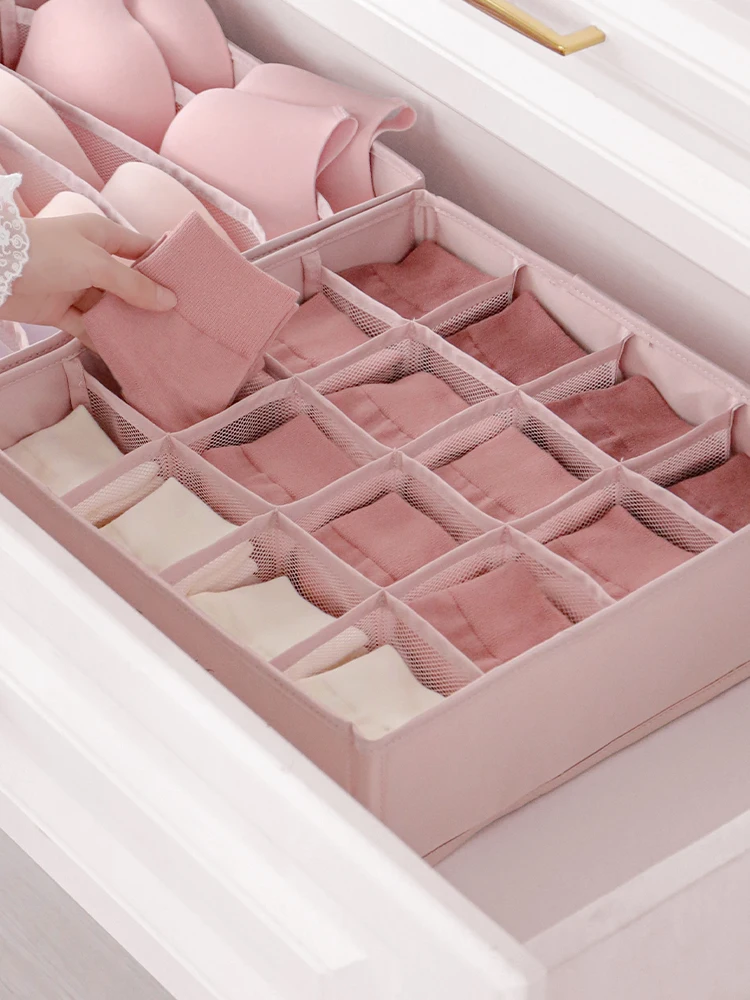 

Новый органайзер для ящиков нижнего белья, разделители, коробка для одежды, коробка для хранения галстуков, галстуков, носков, Органайзер