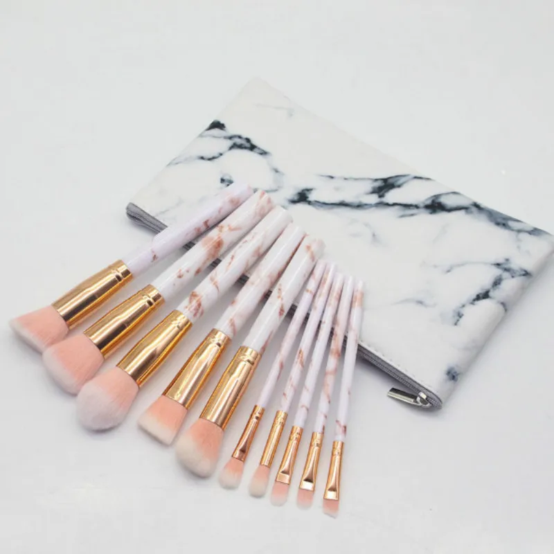 10 шт кисти для макияжа многофункциональные консилер тени век основа 2019 набор