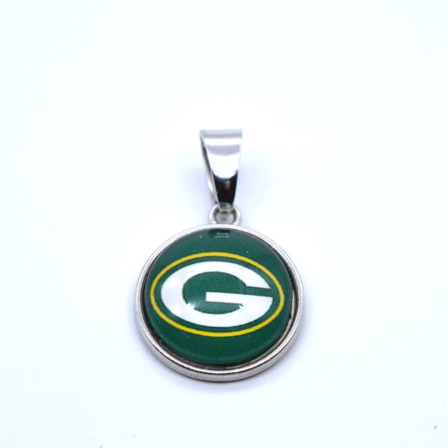 Серебряные Подвески с подвеской Green Bay Packers, подвески для браслета, ожерелья для женщин и мужчин, футбольные болельщики Paty Fashion