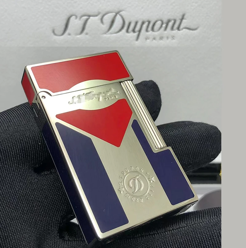 

New Handmade Pure Copper High Grade Gas Inflatable Lighter Loud Flint Grinding Wheel DuPont Collect Mechine Business Gift 140G