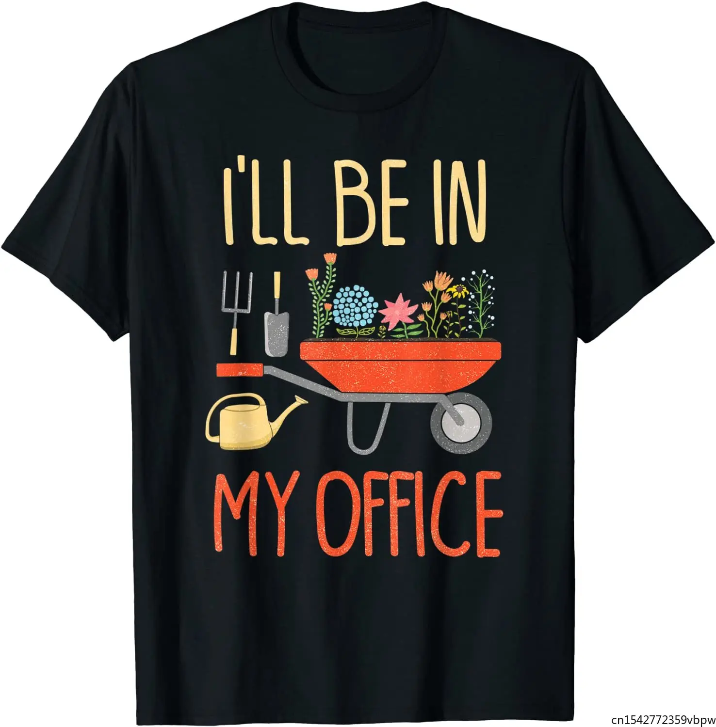 

I'll Be In My Office Garden Funny Distressed Gardening Shirt T-Shirt