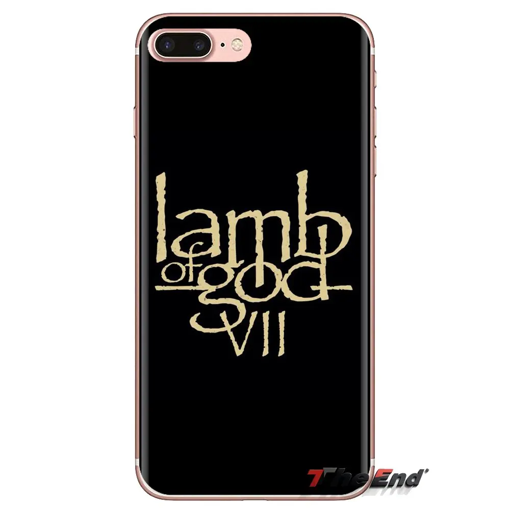 TPU Transparent Skin Cover Lamb of God Heavy metal rock music For Samsung Galaxy A3 A5 A7 A9 A8 Star A6 Plus 2018 2015 2016 2017 |