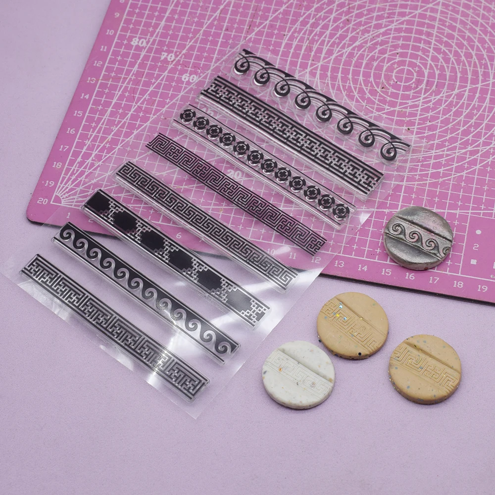 Глина штамп текстура коврик для тиснения лист керамическая керамика Полимерная