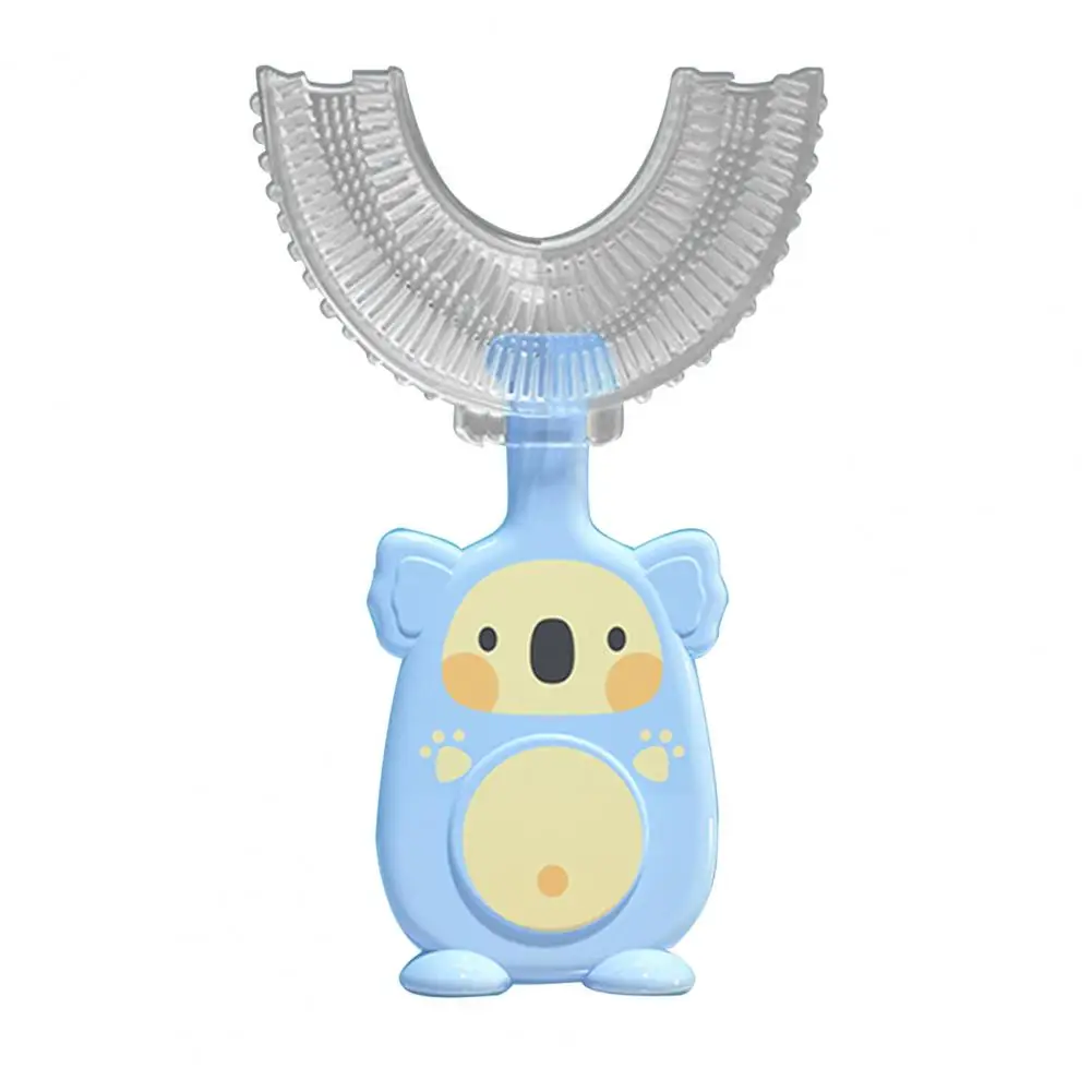 Cepillo de dientes para ni&ntilde;os, cepillo de dientes con dise&ntilde;o ergon&oacute;mico, mango de PP, limpieza Manual de la boca, ahorro de trabajo-5