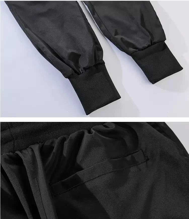 

Ribbons Harem Joggers Men Cargo Pants Streetwear 2021 Hip Hop Casual Pockets Track Pants Male Harajuku Fashion Trousers