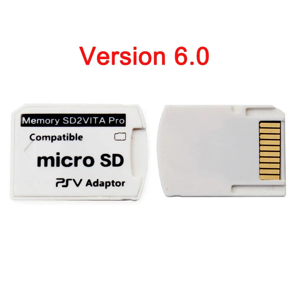 Адаптер карты памяти для Sony PS VITA V6.0 SD2VITA Pro Henkaku 3.65 System 1000 2000 карта Micro SD PSVConverter белый