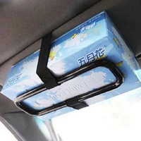 car sun visor tissue paper box holder automobile car organizer car gadget seat back storage clip bracket accessories