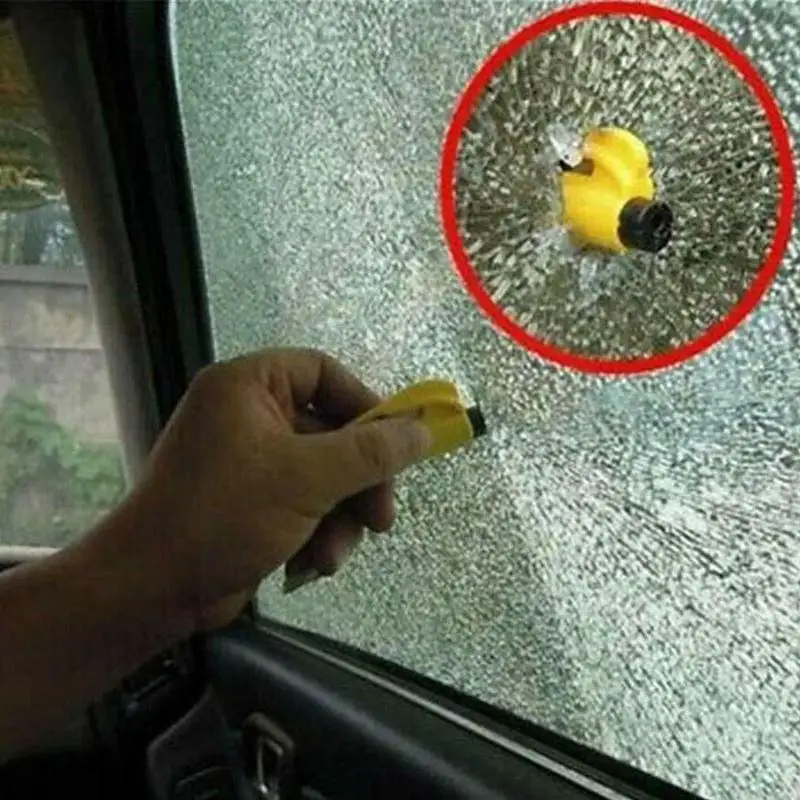 

Car Emergency Mini Safety Hammer Keychain Auto Window Hammer Escape Auto Glass Breaker Life-saving Seat Belt Cutter Tool Re V3A6