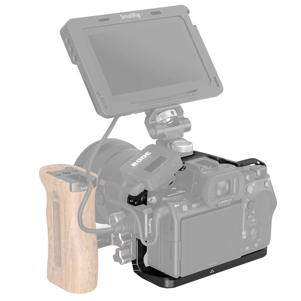 

SmallRig Camera Cage for Sony Alpha 7S III With NATO Rails Arca Swiss Plate Video Shooting Cage 3065