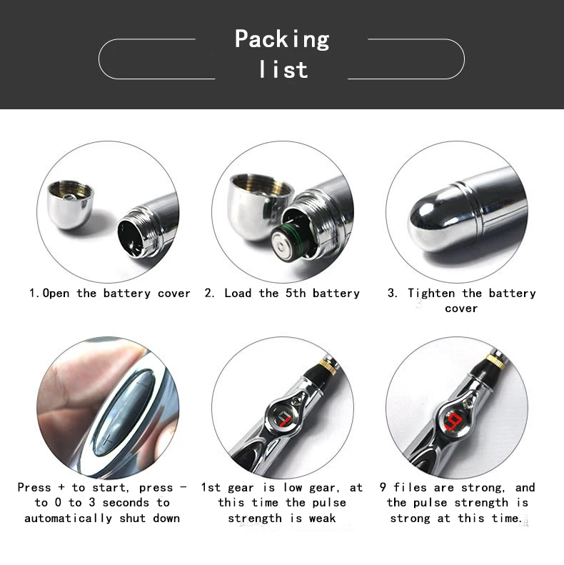 Новая электрическая энергия меридианная ручка акупунктурный карандаш лечение боли Электронный Импульсный массаж Релаксация акупрессуры инструменты для акупрессуры
