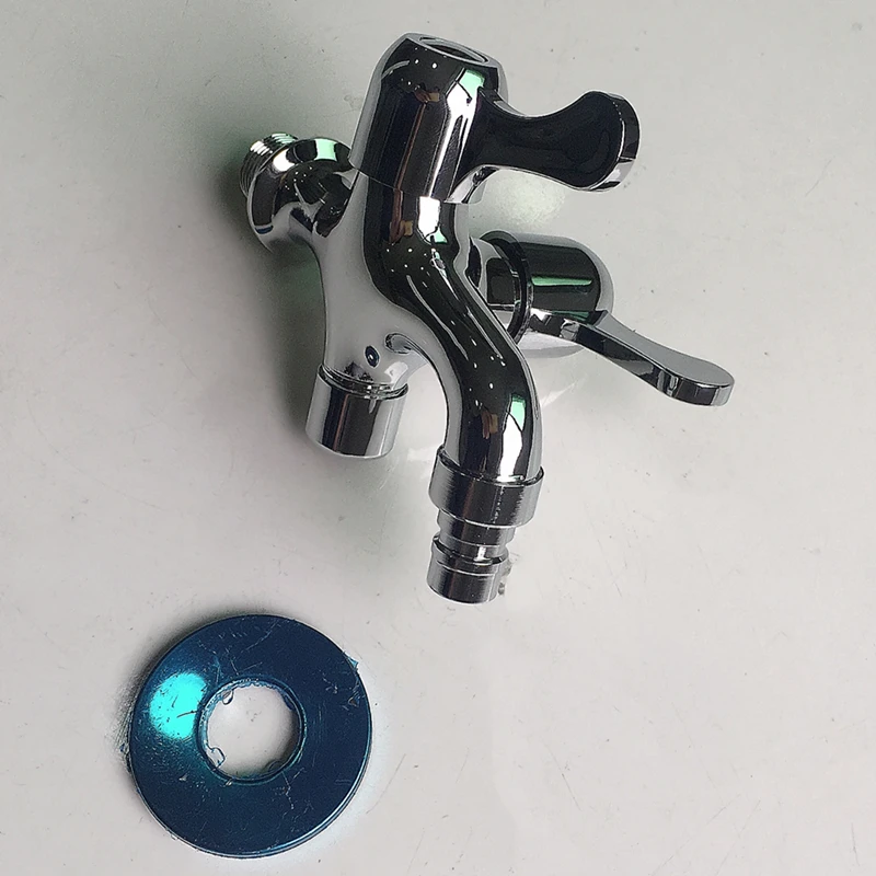 Смесители хромированная латунь ванная комната настенный двойной водный выход