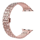 Браслет металлический для Apple Watch Band 6 5 SE 4 3 42 44 мм 38 мм 40 мм