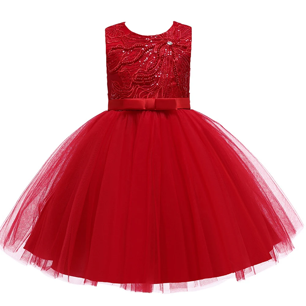 

2021 летнее платье новинка, летнее Элегантное нарядное платье для девочек, держащих букет невесты; Свадебное платье; Детская Праздничная вече...