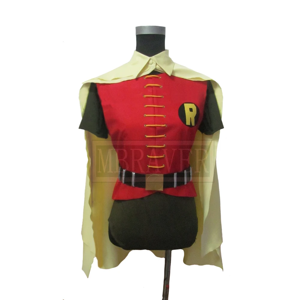 1966 Burt Ward Red Robin Superhero Cosplay Costume Halloween Christmas Uniform Custom Made Any Sizes | Costumes