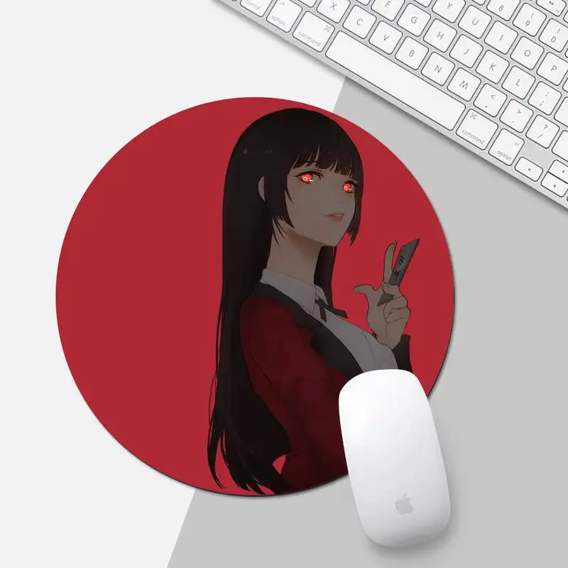 

Crazy Excitement anime Kakegurui Runa Beautiful Anime Mouse Mat Mouse pad Game Officework Mat Non-slip Laptop Cushion mousepad