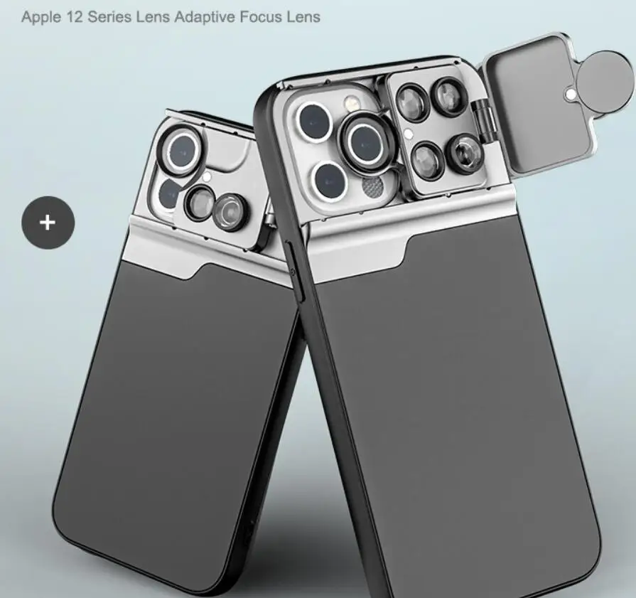 

Phone Case For IPhone12 Pro Max Shell Filter Cpl Macro Telephoto 12mini Aluminum alloy metal Camera Lens 11 pro max Back Cover