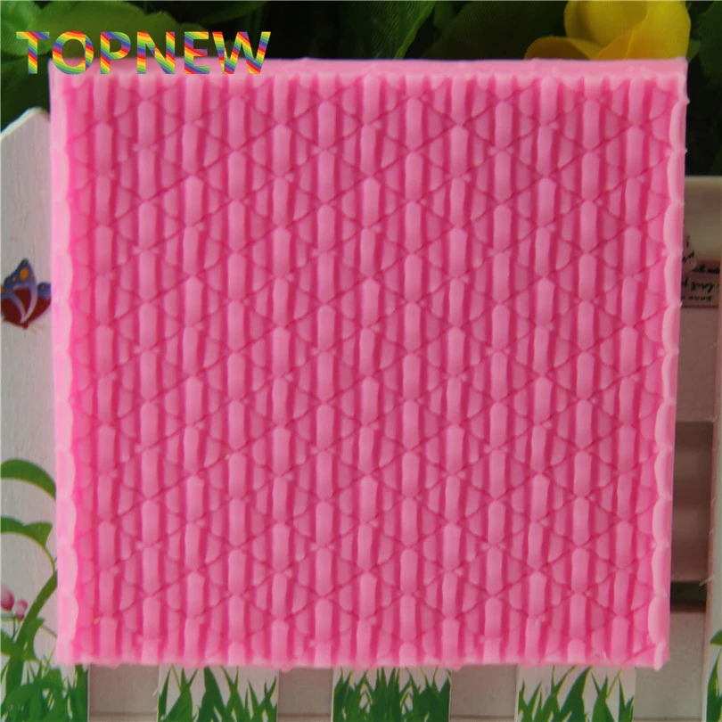 Силиконовая форма игла Вязание Шерсть текстура кружева помадка инструменты для