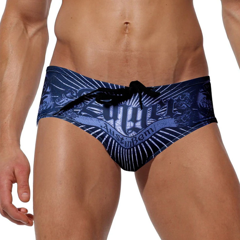 Мужской купальный костюм с рисунком из мультфильма эластичная одежда для