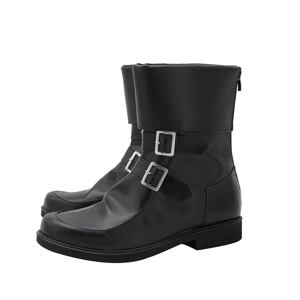 Черные ботинки FF14 для косплея Жнецов сапоги чёрные под заказ любой размер