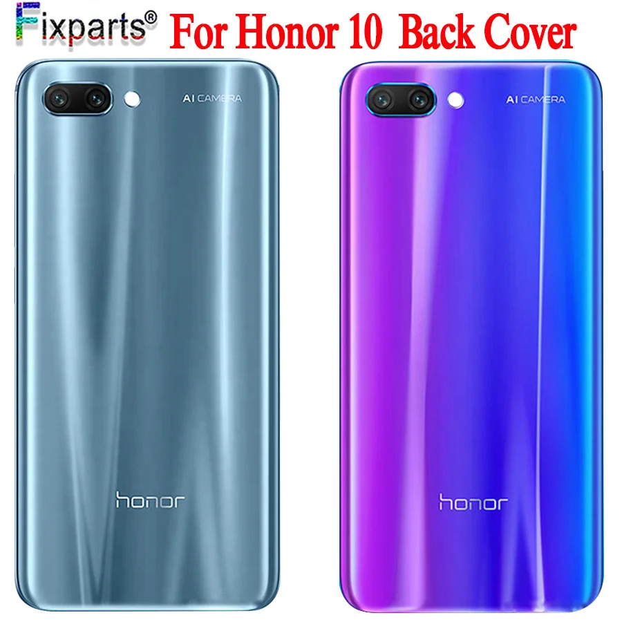 Чехол для Huawei Honor 10 Крышка батарейного отсека корпус чехол 6 1 дюйма задняя крышка