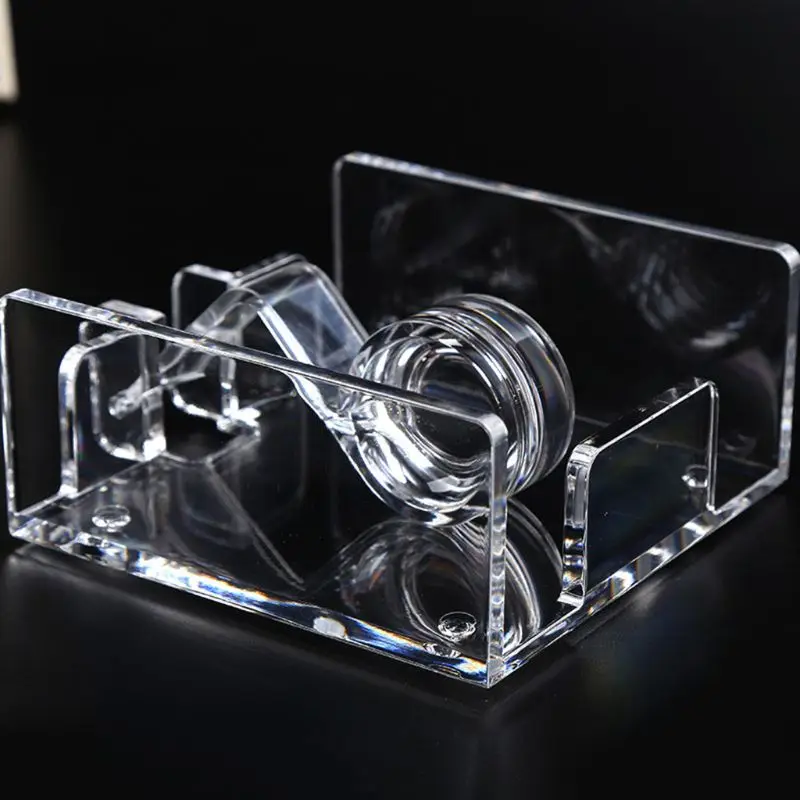 Square Clear Acrylic Cocktail Napkin Holder Paper Serviette Dispenser Tissue Box Bar Caddy for Dining Table Hotel Home Decor | Дом и сад