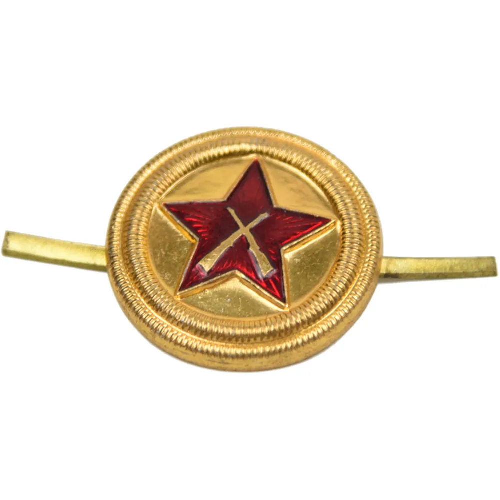 Значок для таракана Советского Союза металлическая звезда с двойным пистолетом