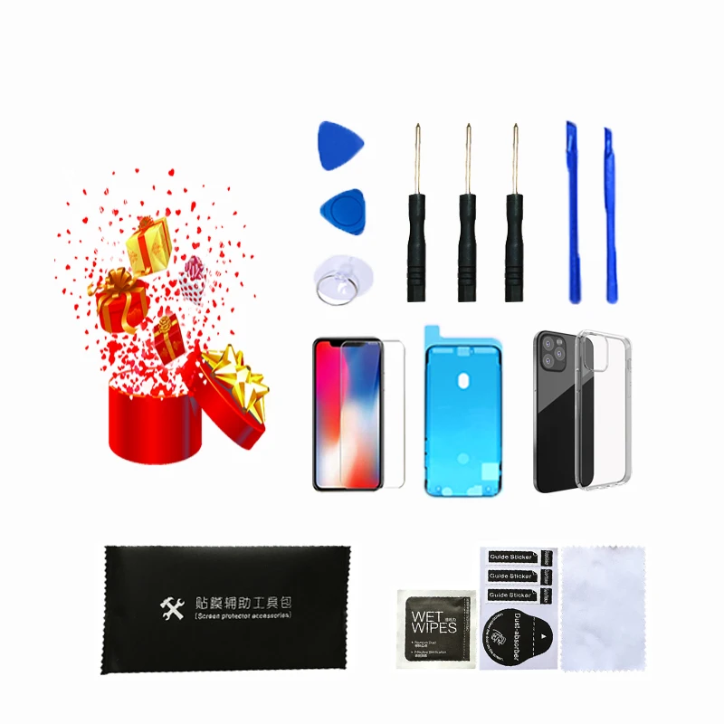 

AAA+ For iphone X XR XS Max LCD OLED Screen Replacement iphone 11 Por Max Display With 3D Touch Assembly True Tone No Dead Pixel