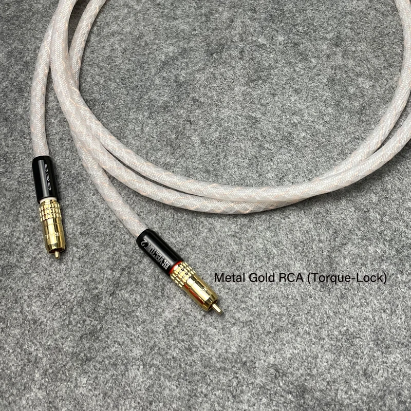 Пара Taralabs RSC Vector 2 RCA серебряный кабель для соединения Золотой Rca штекер|rca interconnect