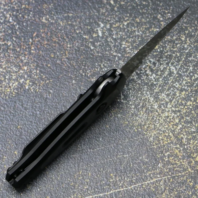 Складной нож KS7125 # ручка из искусственной кожи с алюминиевой ручкой карманный для