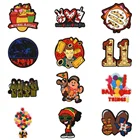 Лидер продаж, 1 шт. подвески для обуви, забавные аксессуары, подходят для кроксов, заклепки, ПВХ JIBZ, подарки для взрослых на рождевечерние