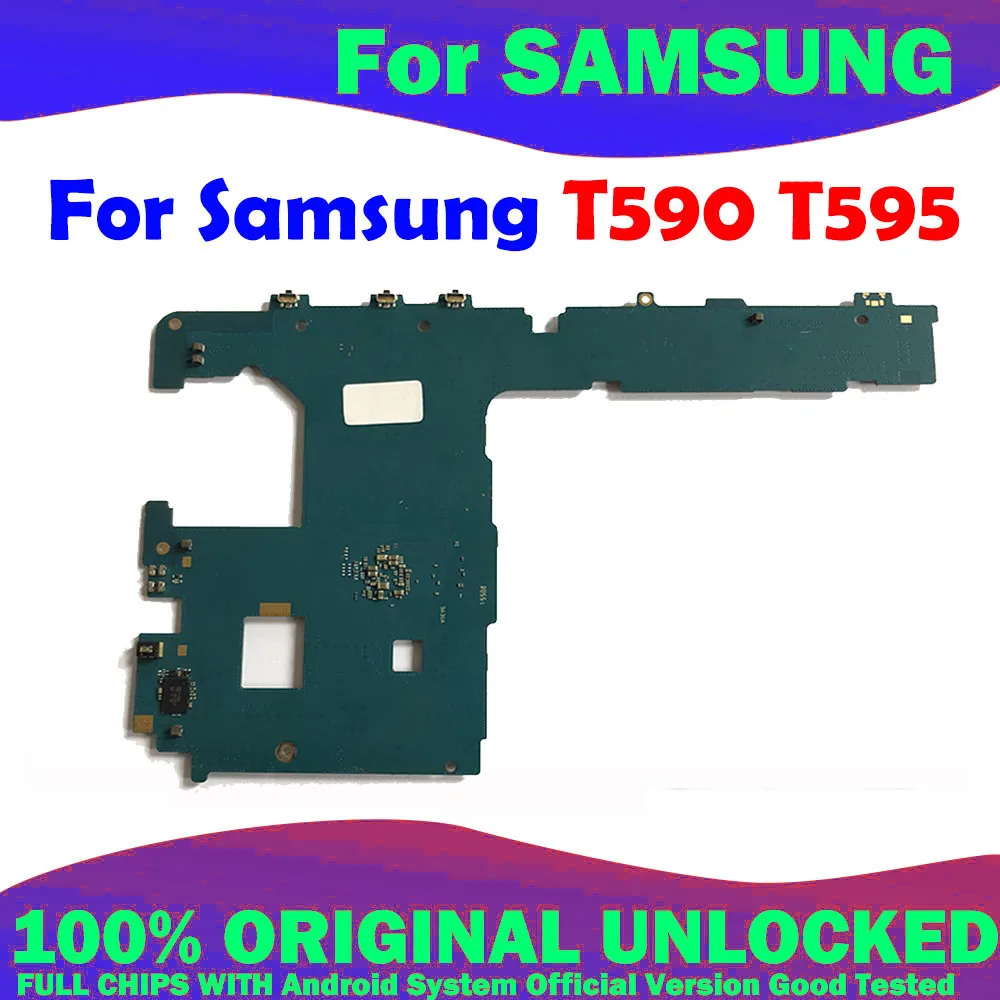 Для Samsung Galaxy Tab A SM-T590 SM-T595 T590 T595 T597 16 Гб Материнская плата схемы карта Flex кабель |