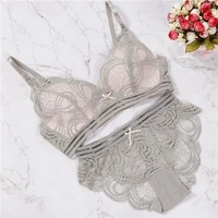 2021 fashion wireless bra set push up bra lingerie sets soft underwear women brand sexy bra and panty sets