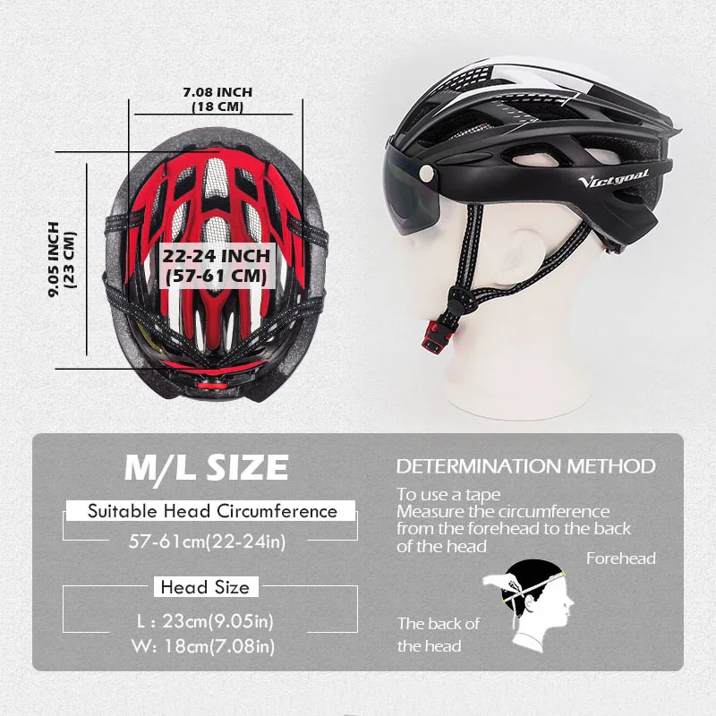 Велосипедный шлем VICTGOAL для мужчин Сверхлегкий горного велосипеда MTB активного