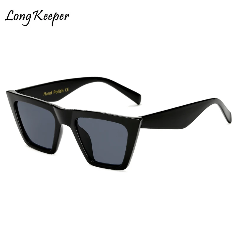 Солнцезащитные очки Long Keeper женские модные квадратные солнечные кошачий глаз UV400