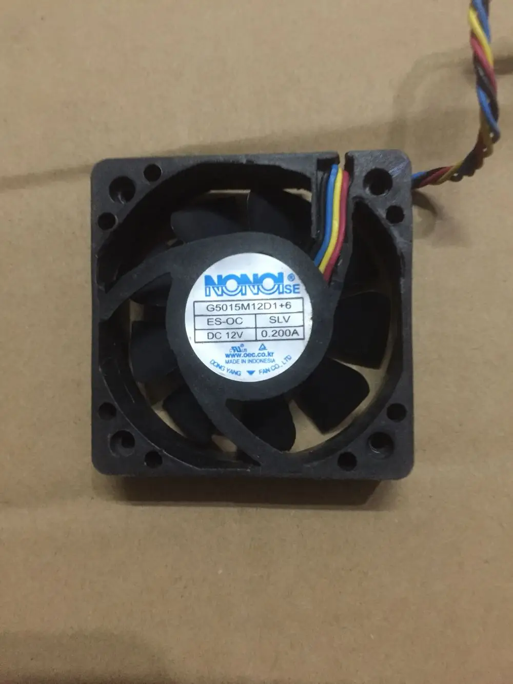 

ADDA G5015M12D1+6 Car Audio Cooling Fan DC 12V 0.2A 5015 50*50*15mm 5CM 4 Wires
