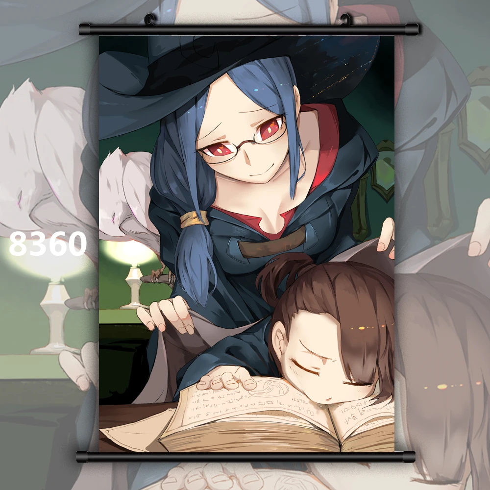 Маленькая ведьма academic Atsuko Diana Lotte Sucy Аниме Манга плакат в рулоне