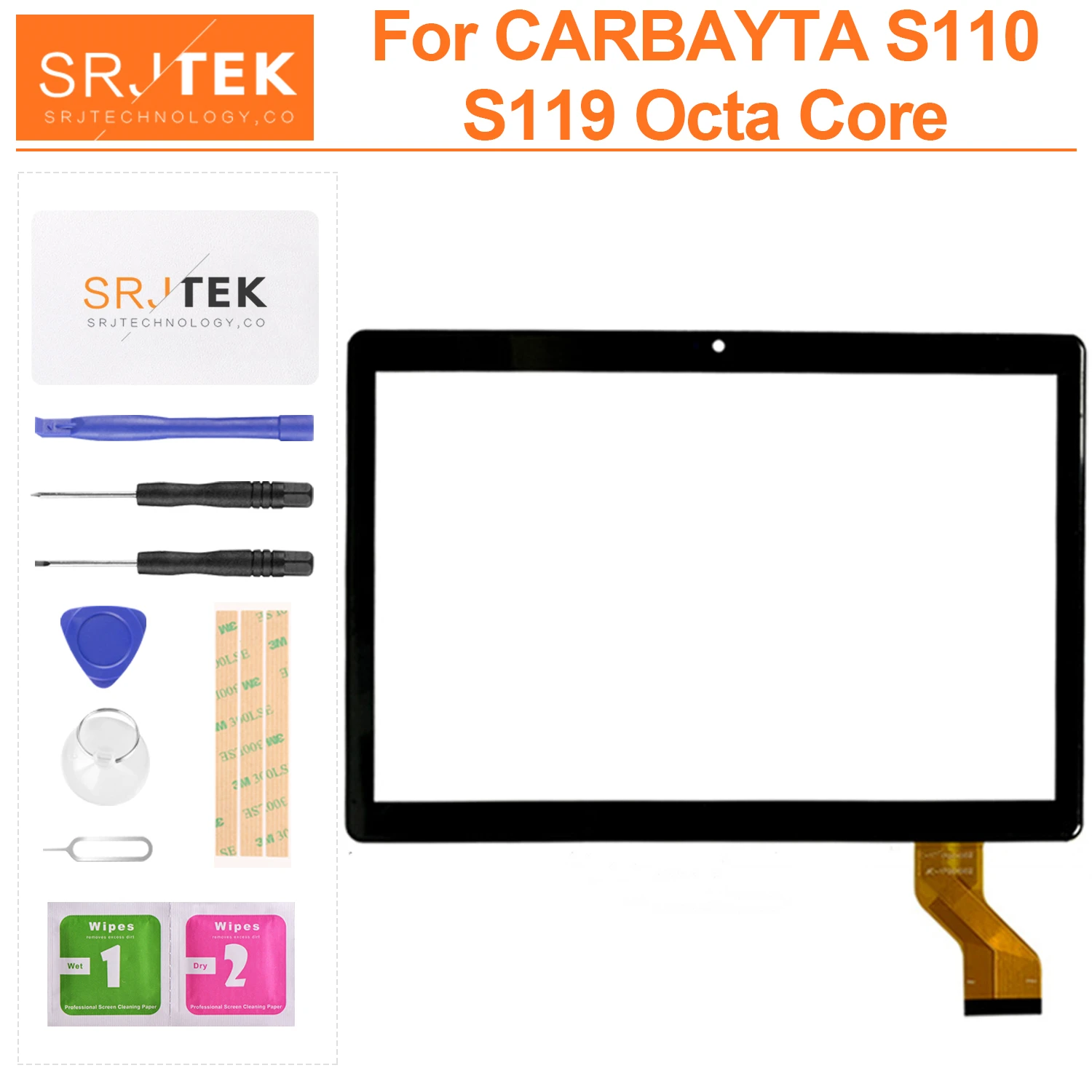 Сенсорная панель для CARBAYTA S110 S119 Octa Core 3G Tablet PC внешняя емкостная стеклянная