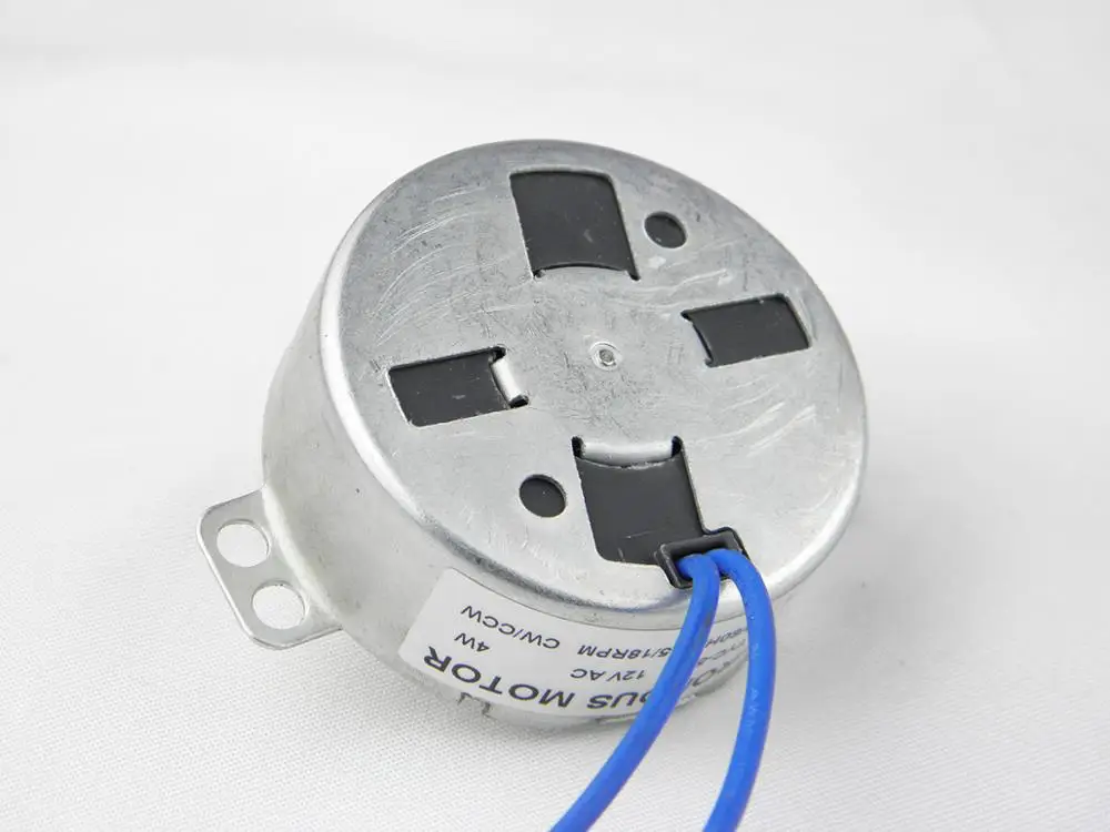 2 шт. синхронный электродвигатель с низкой скоростью вращения 12 В переменного