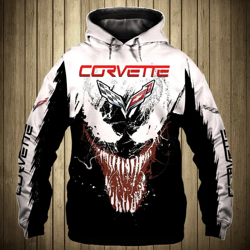 Мужская куртка с капюшоном и 3D-принтом в стиле Харадзюку | одежда