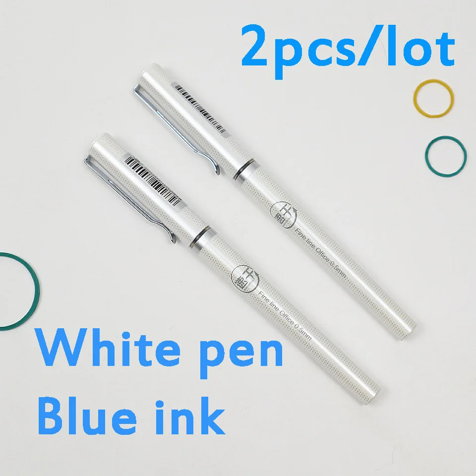 Ручка гелевая быстросохнущая с кончиком 2018 мм черная и синяя 2 шт./лот|Гелевые