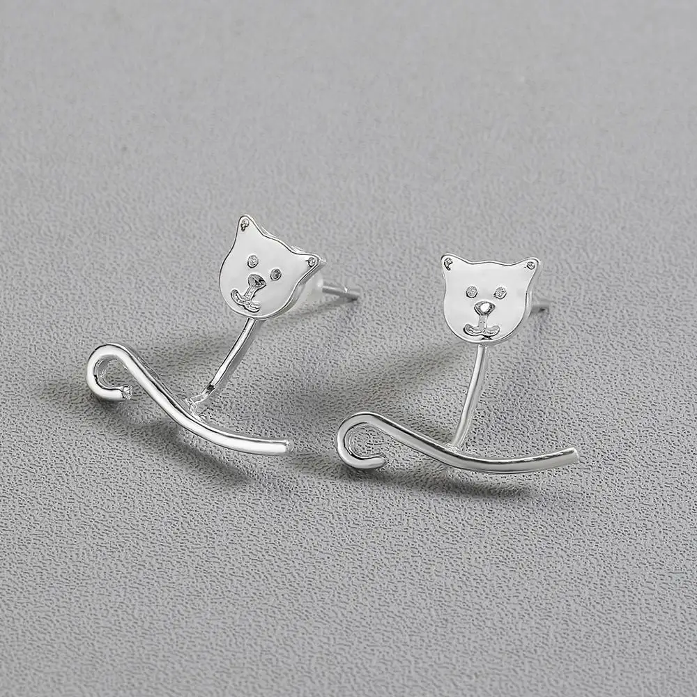 Chandler богемные куртки с кошачьими ушками передние и задние Двухсторонние серьги