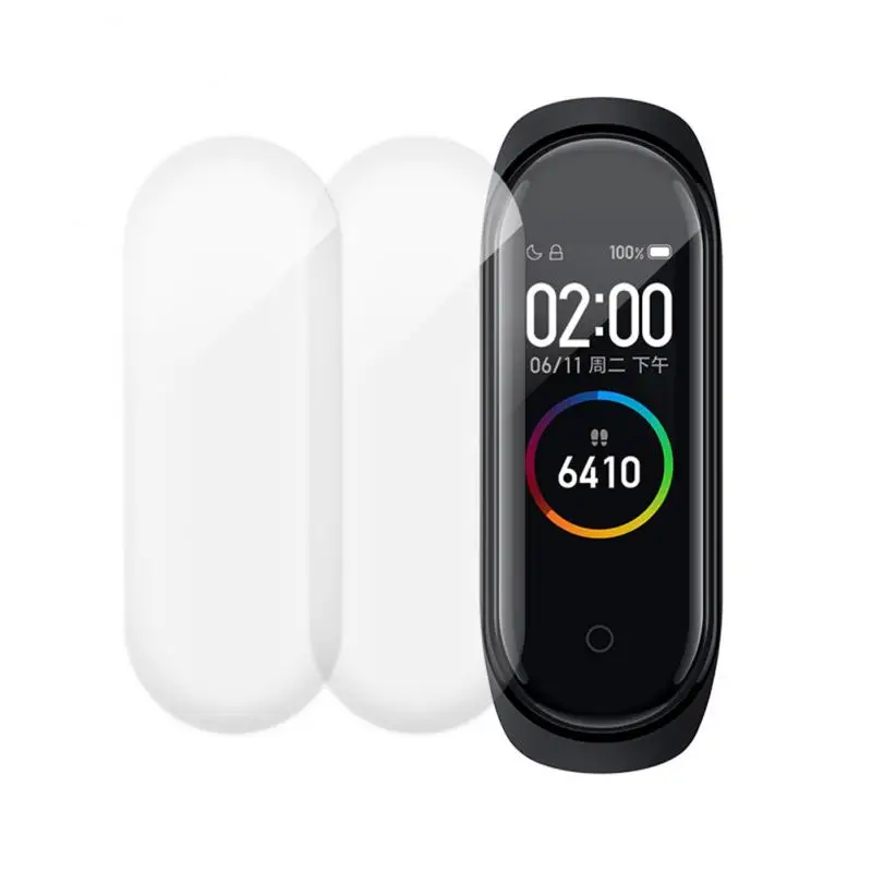 5 шт. для Xiaomi Mi Band 4 защитная пленка Гидрогелевая Защитная закаленная