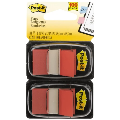 Закладки пластиковые классические Post-it Professional 25 4х43 2 мм блока по 50 закладок |