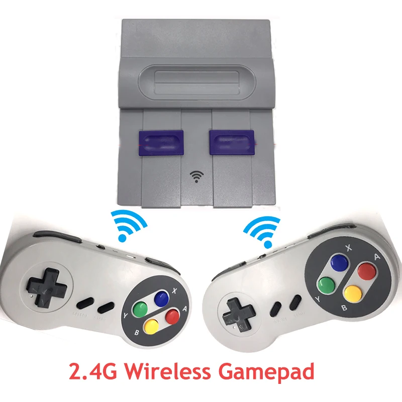 

Игровая консоль Coolbaby HD/AV, портативная ретро-консоль для SNES игр, двойной беспроводной Перезаряжаемый геймпад, подарок для детей 8 Би