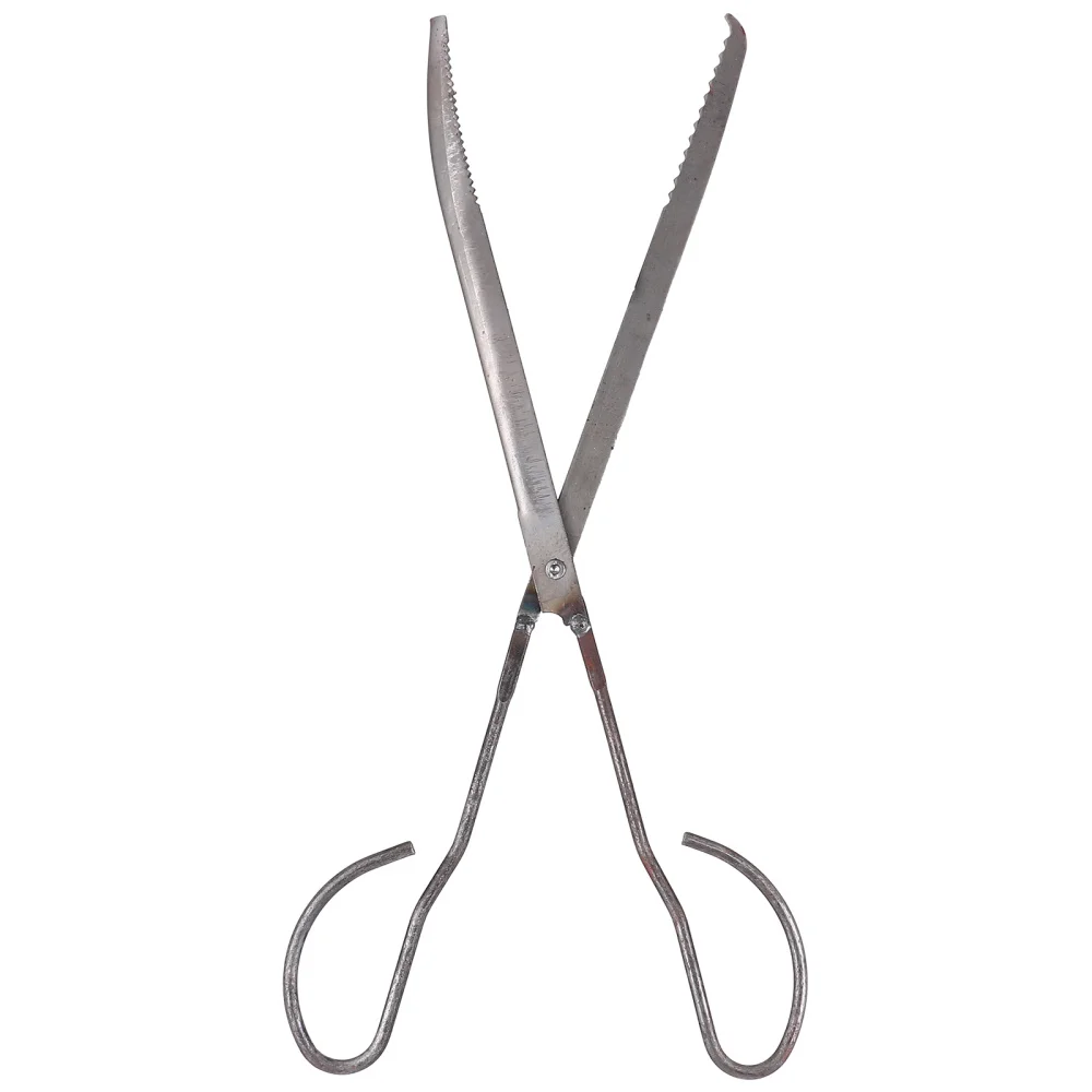 

Tong Tongs Scissor Crab Clip Sea Metal Barbecue Charcoal Log Iron Artifact Grill Grabber Coal Claw Lobster Clips Garbage Turtle