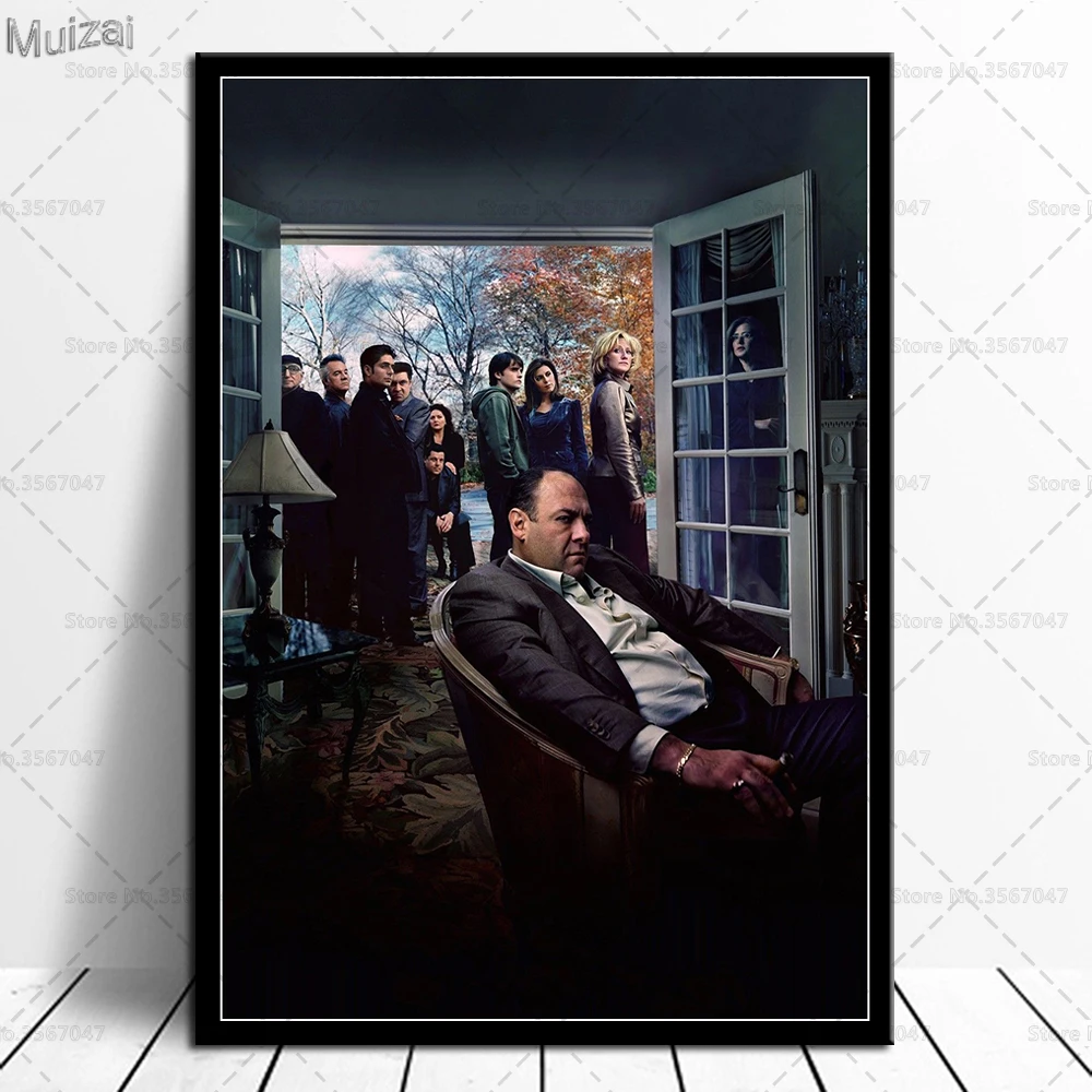 Джеймс Гандольфини киноактера Горячая плакат холст картины Плакаты и принты