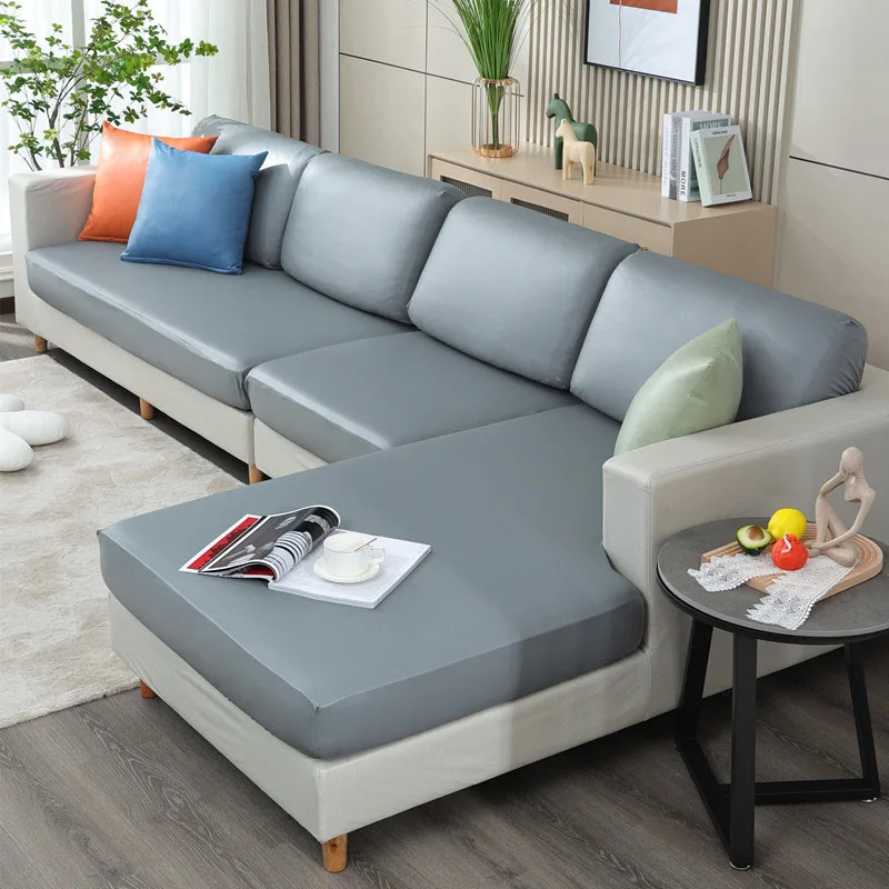 Чехол для 1/2/3/4-местного дивана из эластичной ПУ кожи | Дом и сад