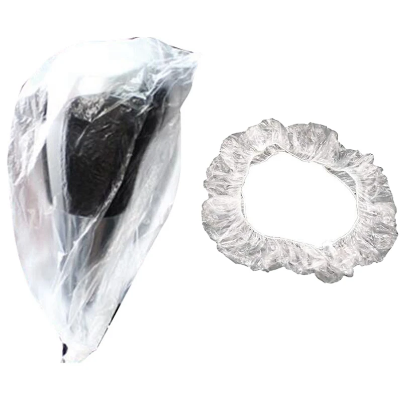 

100Pc Universally Car Disposable Plastic Shifting Lever Cover & 300Pcs Car Steering Wheel Cover for Universal Disposable