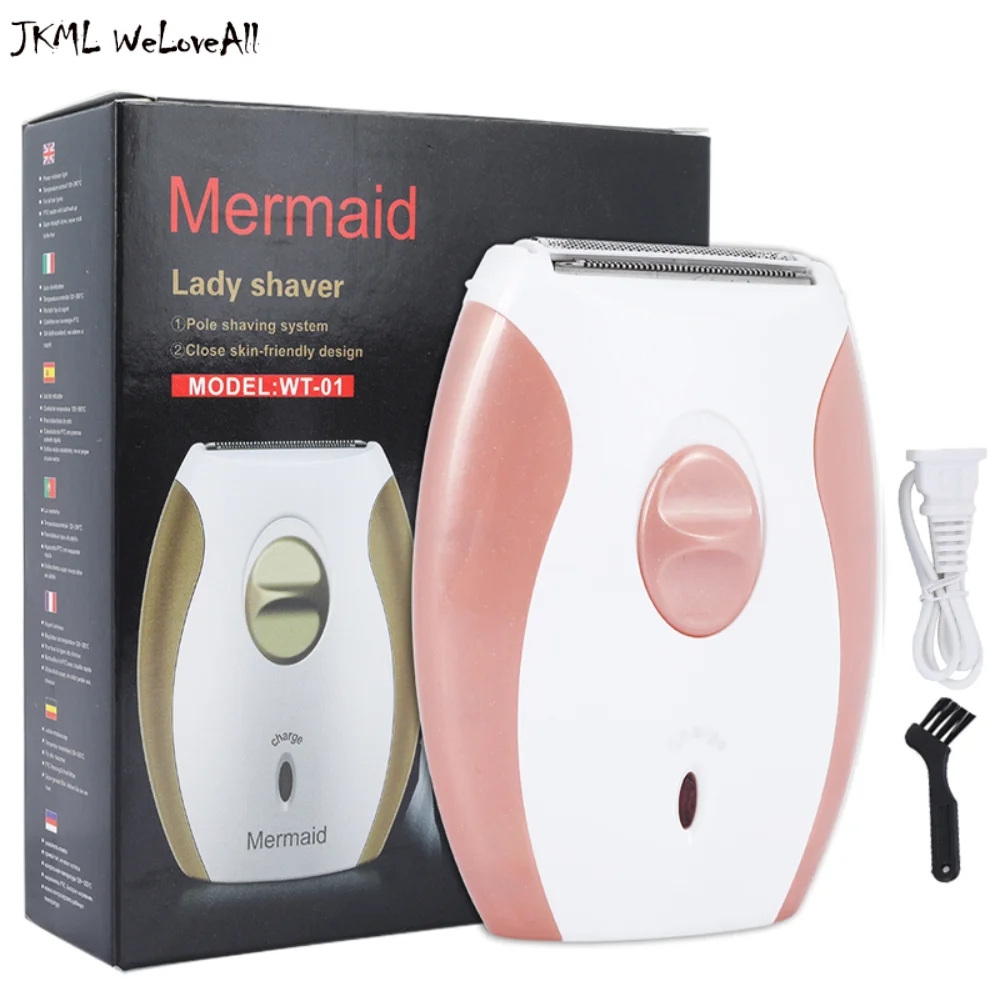 

Портативный электрический эпилятор, бритва с зарядным устройством, лезвие из нержавеющей стали, женское устройство для удаления волос, про...