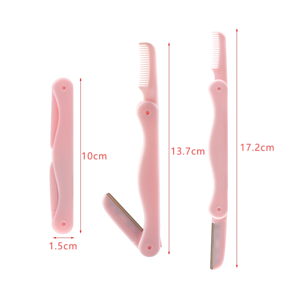 1/3 шт. 2 в 1 триммер для бровей с расческой|Триммер бровей| |